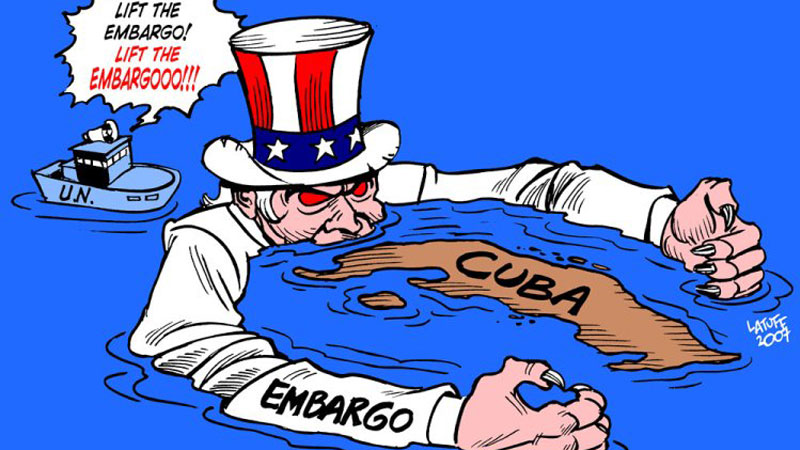 US embargo/blockade against Cuba