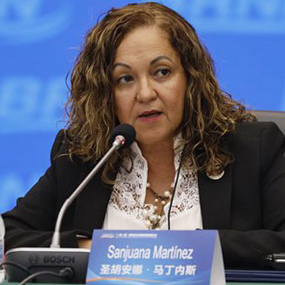 Sanjuana Martínez. Photo: Li Hao